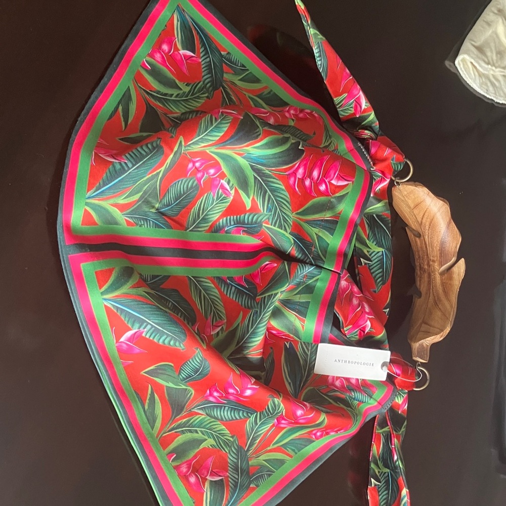 Farm Rio Tropical Print Women's scarf Bag NWT